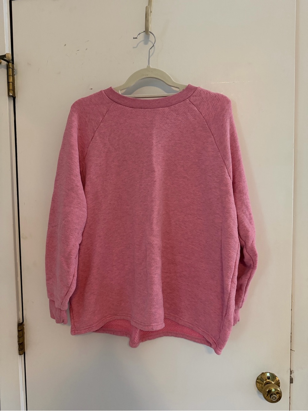 Madewell Pink Crewneck Sweatshirt